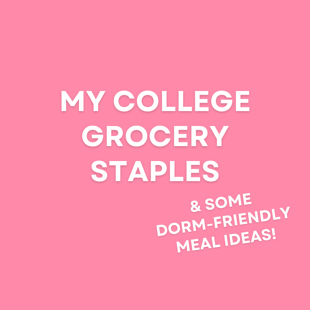 My College Grocery Staples